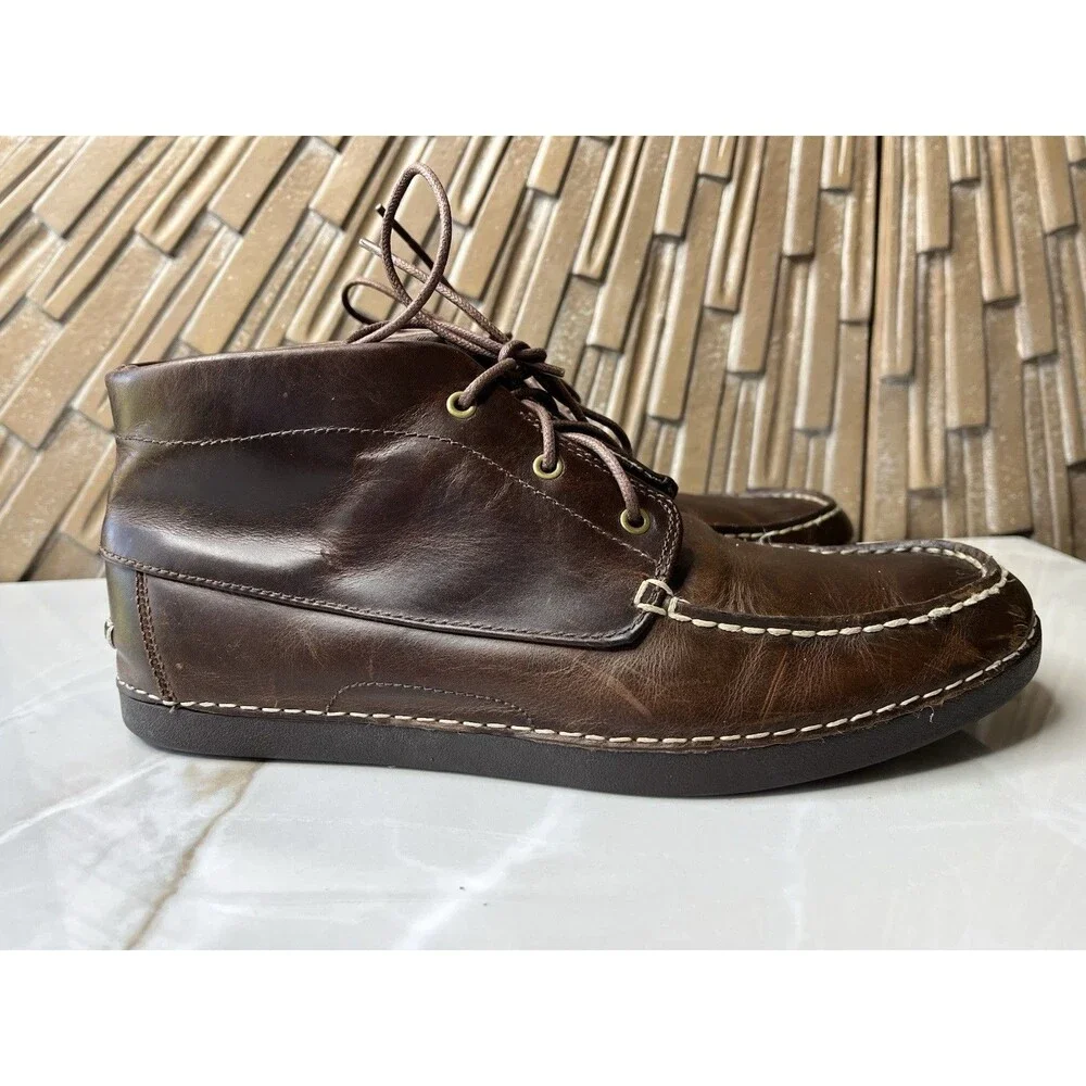 UGG Australia Men Kaldwell 1003884 Boots Stout Leather US 10 Vibram Sole Shoes